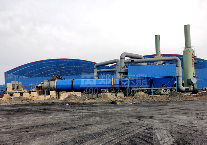 宁夏煤泥烘干机现场